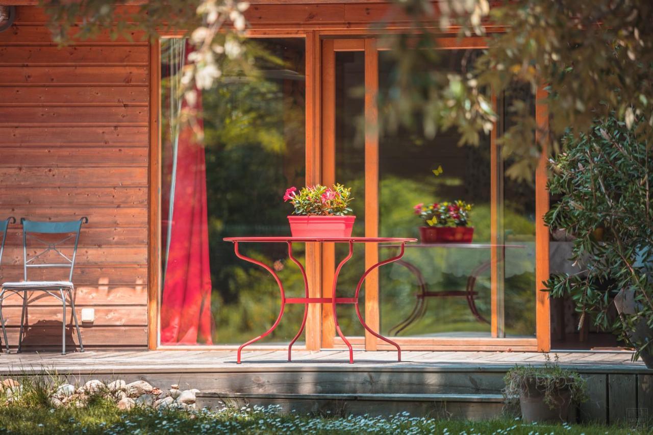 Chambre D'Hotes Neptune Wood Arzens Exterior foto